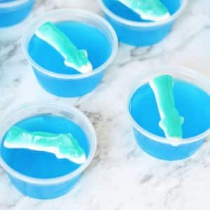 Blue Shark Jello Cups